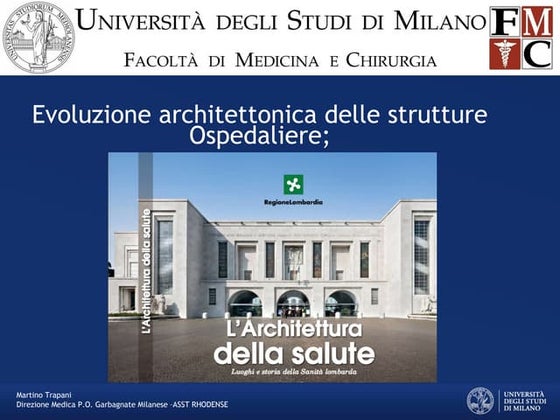 evoluzione architettonica ospedali 