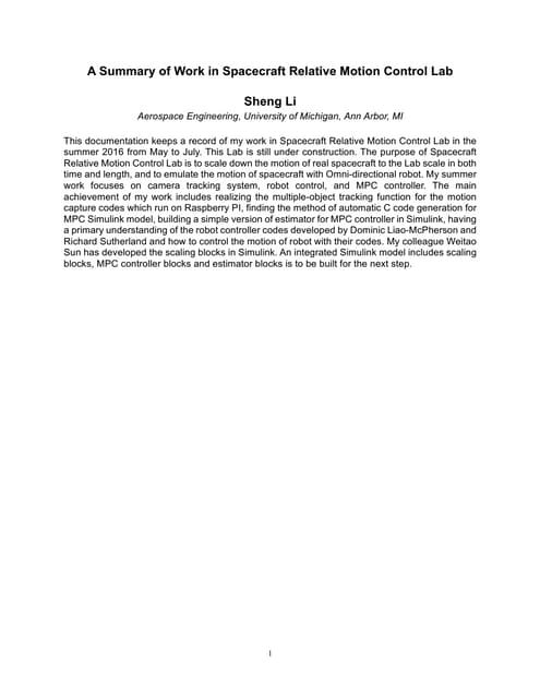 Lab Log Summer 2016 - Sheng Li