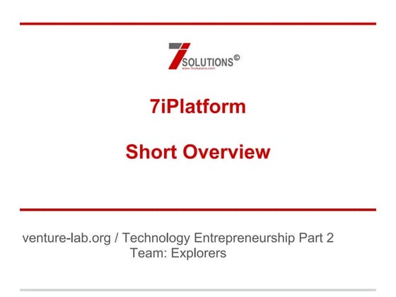 7i solutions in short
