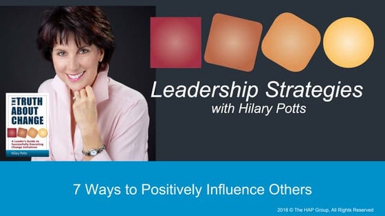 7 Ways to Positively Influence Others