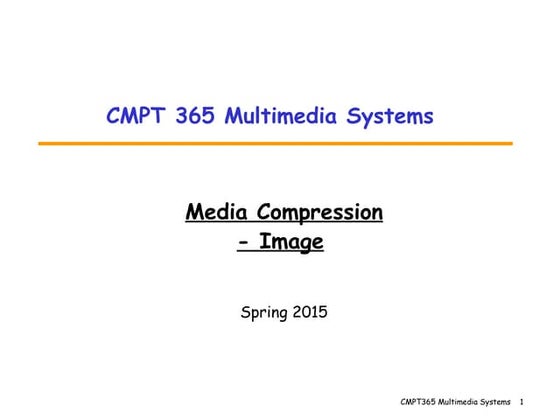 Image Compression Digital Image processing