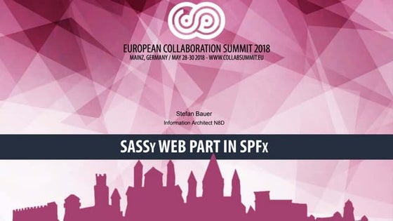 [Bauer] SASSy web parts with SPFX
