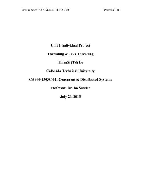 CS844 U1 Individual Project