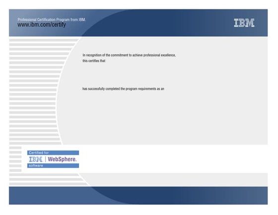 IBM Certified System Administrator WebSphere MQ V7.0