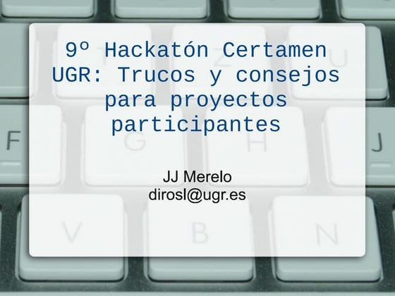 Como triunfar con tu proyecto en un hackatón
