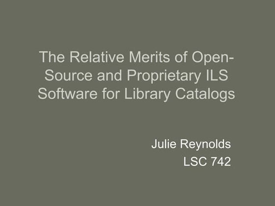 Ils Software presentation