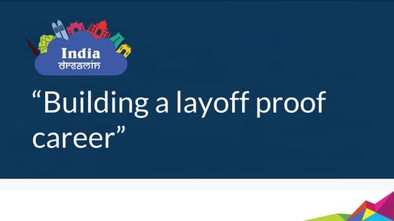 Building a layoff proof career