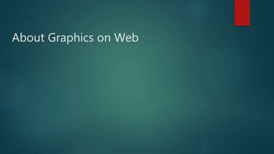 About graphics-on-web
