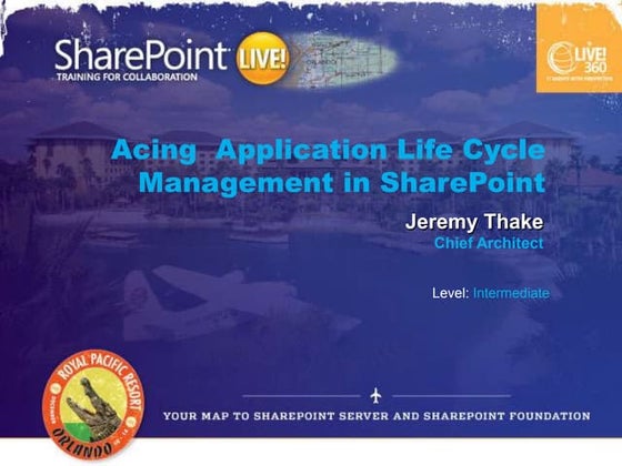 Acing application lifecycle management in SharePoint