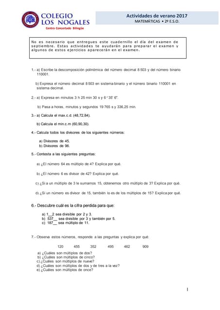 Actividades de verano 2017(1)
