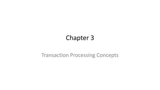 Advanced database chapter three PowerPoint