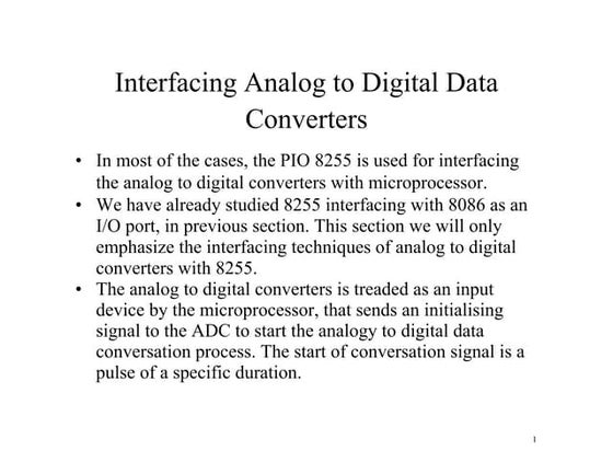 analog to digital converter and dac final