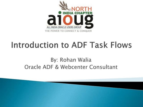 Introduction to Oracle ADF Task Flows