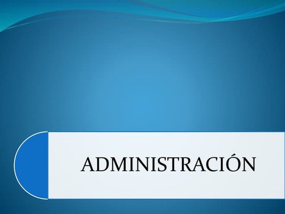 Administración
