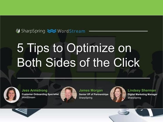 5 Tips to Optimize on Both Sides of the Click