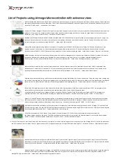 Advanced view of atmega microcontroller projects list   at mega32 avr