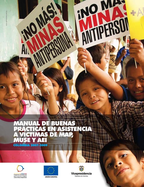 Manual de Buenas Practicas en Asistencia a Víctimas de Map, Muse y AEi
