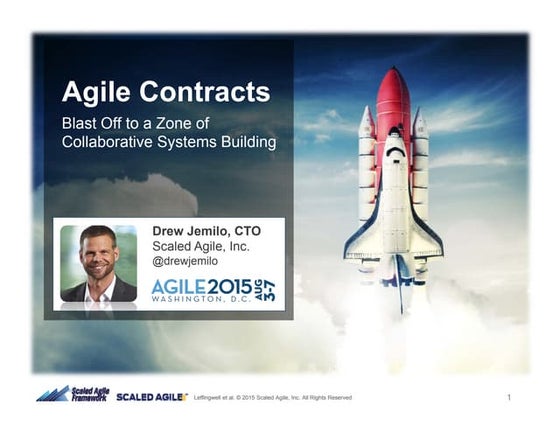 Agile Contracts by Drew Jemilo (Agile2015)