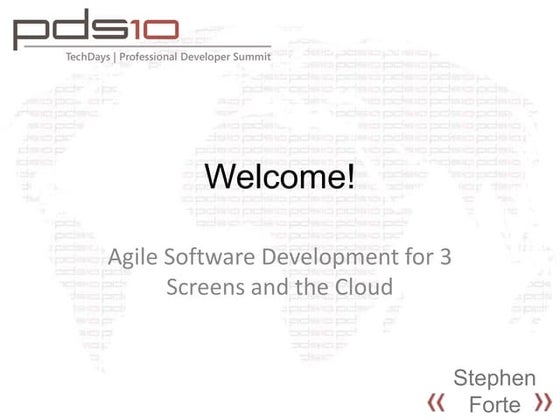 Agile Keynote at PDS Romania