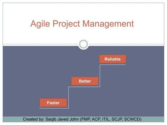 Agile Project Management - Part 1