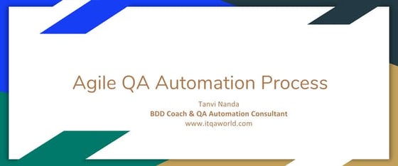 Agile QA Automation process