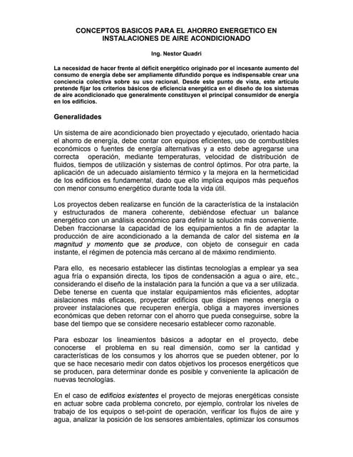 Ahorro aire acondicionado