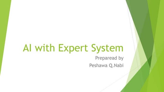 AI with expert system 