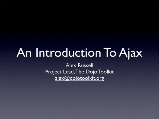 Ajax Tutorial