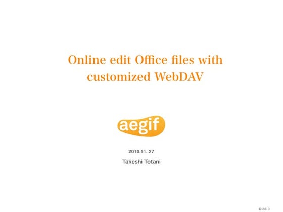 Alfresco onlineeditbywebdav 2013