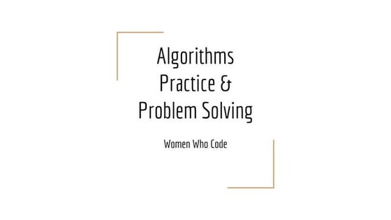 Algorithms practice and problem solving - dynamic programming
