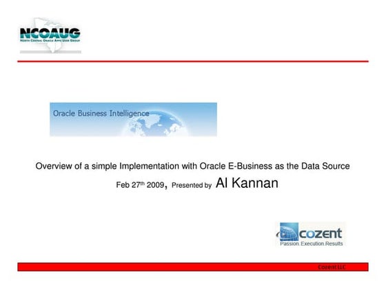 Al kannan   obiee implementation with ebs
