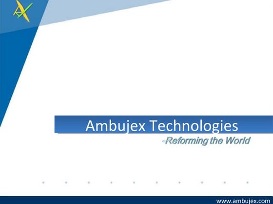 Ambujex Capability Presentation Final