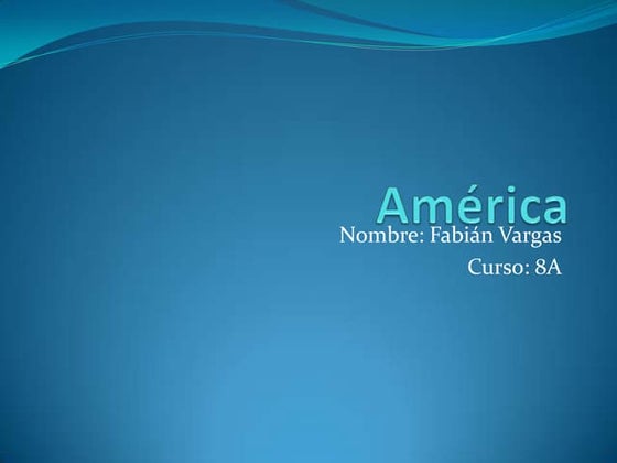 Geografía de América