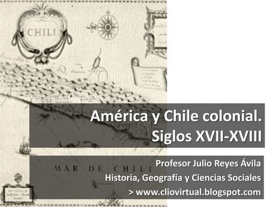 América y Chile colonial