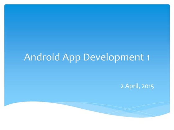 Android App Development 20150402