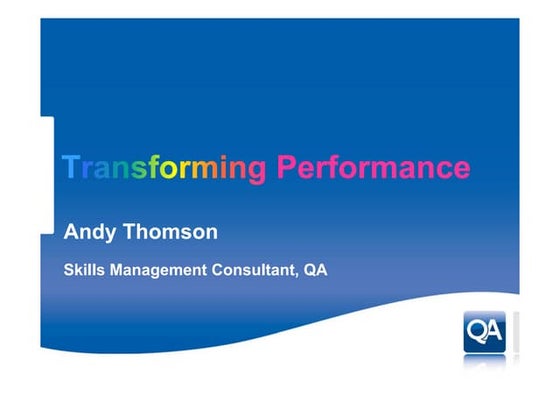 Andy Thomson QA