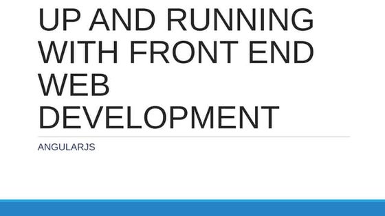 Introduction to AngularJS