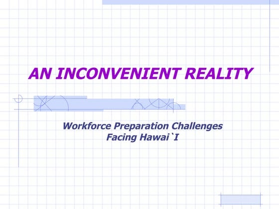 An Inconvenient Reality Oct 2007