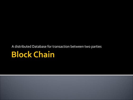 01 BlockChain
