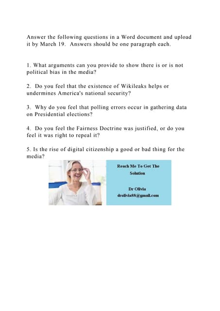 Answer the following questions in a Word document and upload it by M.docx
