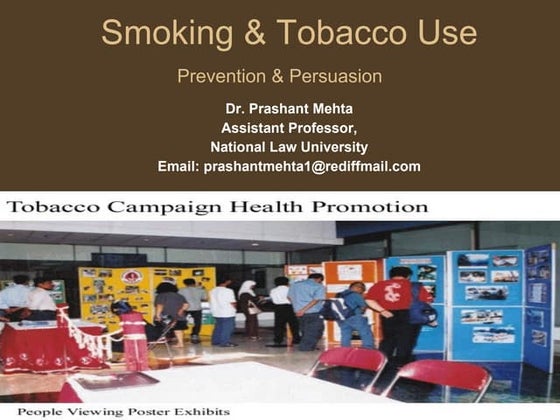 Smoking & Tobacco UsePrevention & Persuasion  