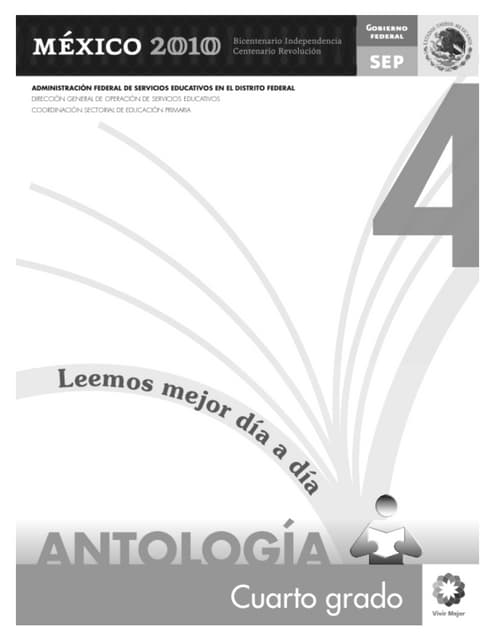 LEAMOS MEJOR CADA DIA CUARTO GRADO