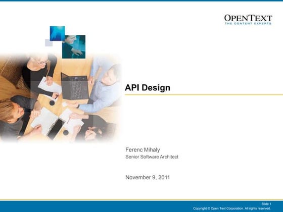 Developer Friendly API Design