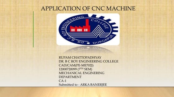 APPLICATION OF CNC MACHINE.pptx