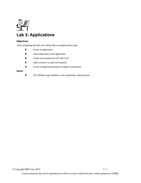 Applications lab