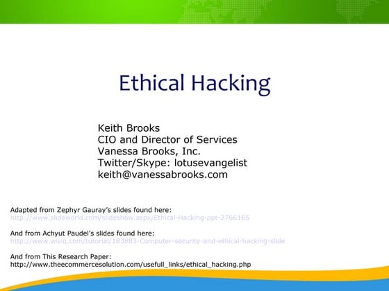 Ethical Hacking
