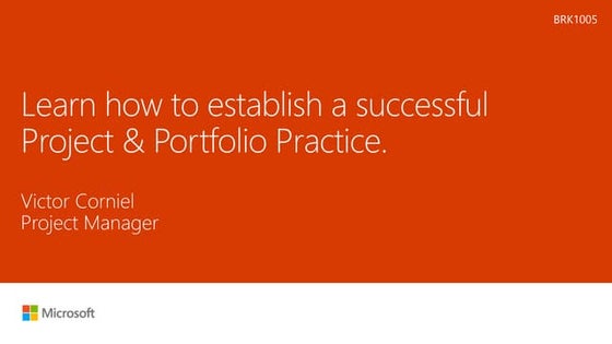 Aprender como establecer proyectos y portafolios (buenas practicas)
