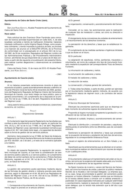 Aprobado definitivamente el reglamento regulador de régimen interior del ceme...