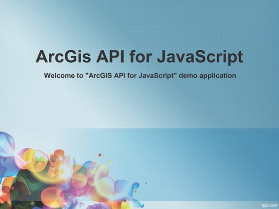 ArcGIS JavaScript API (build a web layer-based map application with html5 and...