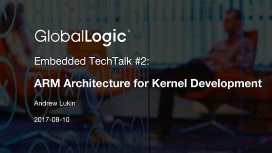 ARM Architecture for Kernel Development